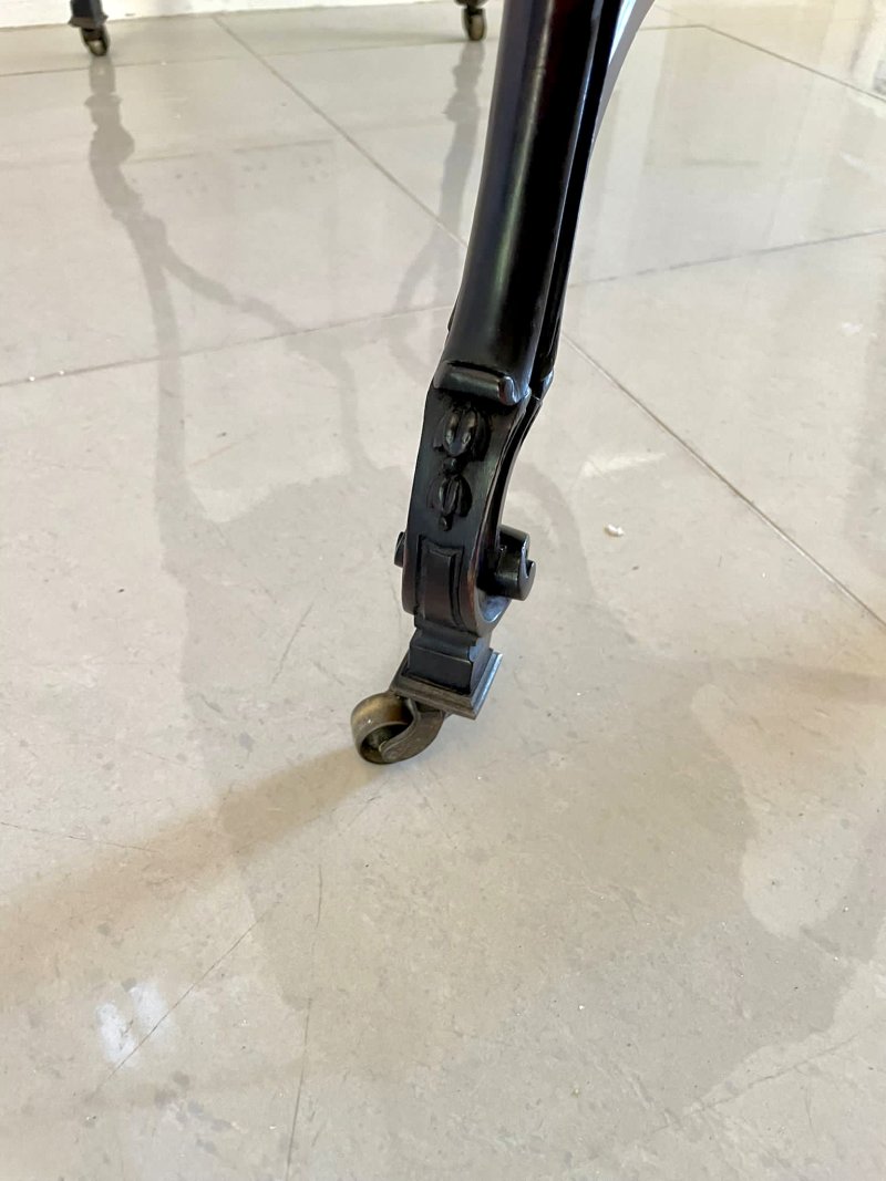 Outstanding Quality Antique Victorian Carved Mahogany Freestanding Centre Table - Image 8